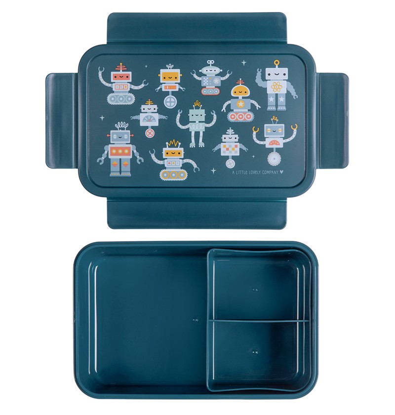 Caja almuerzo bento Robots - A Little Lovely Company - Imagen 3