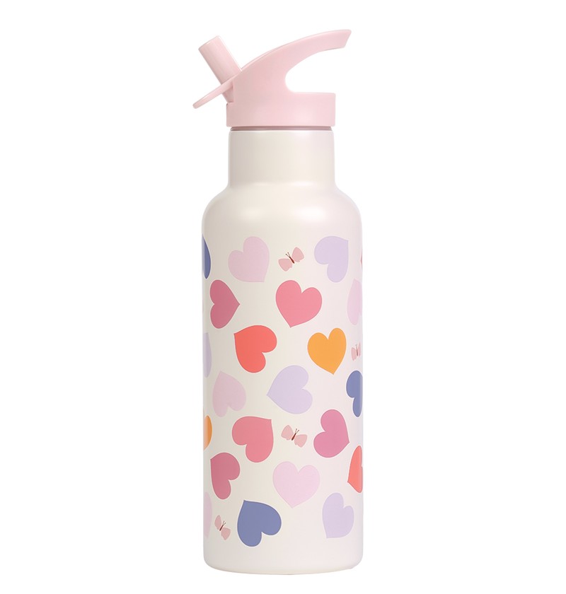 Botella Acero 500ML Corazón - A Little Lovely Company - Imagen 2