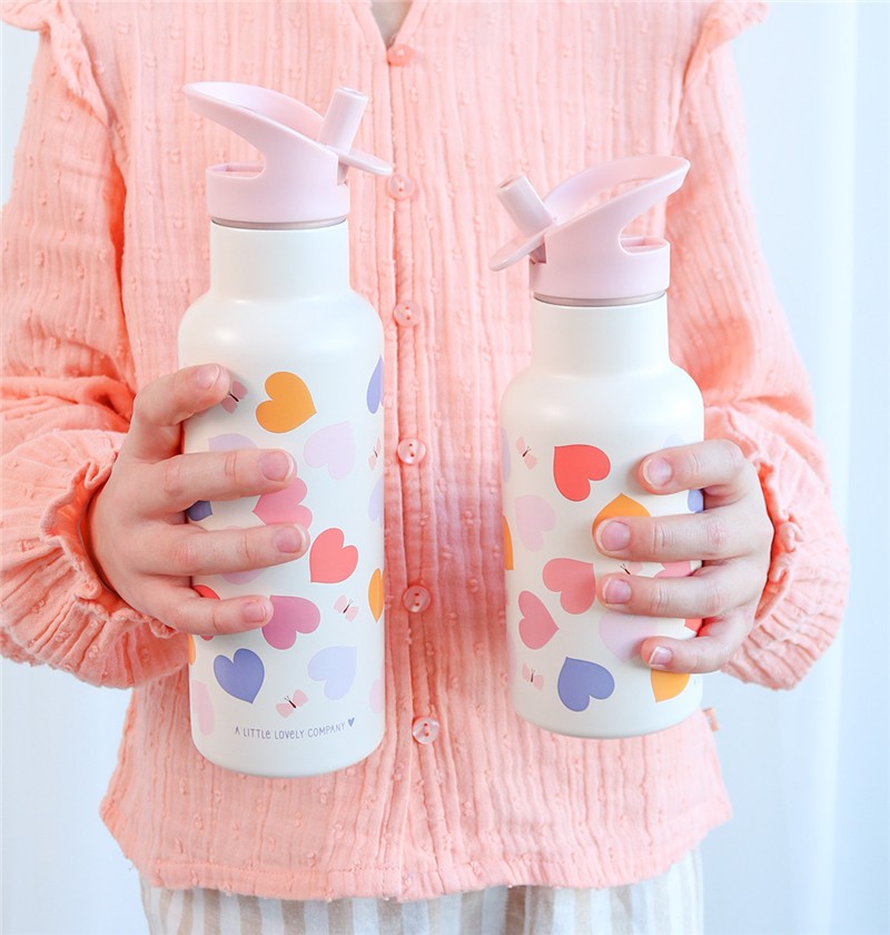 Botella Acero 500ML Corazón - A Little Lovely Company - Imagen 7