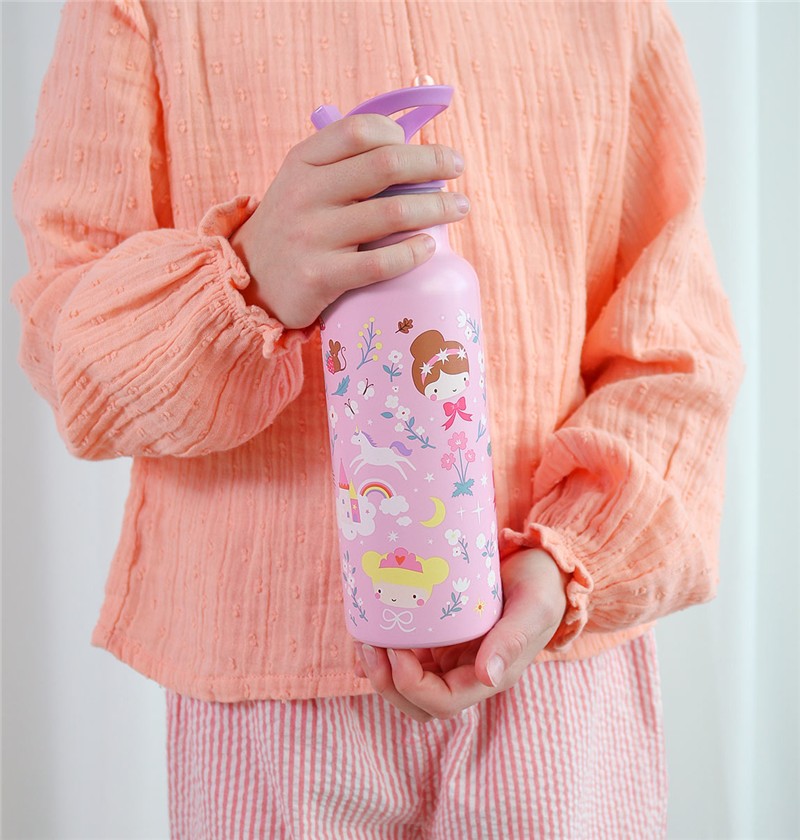 Botella Acero 350ML Princesas - A Little Lovely Company - Imagen 5