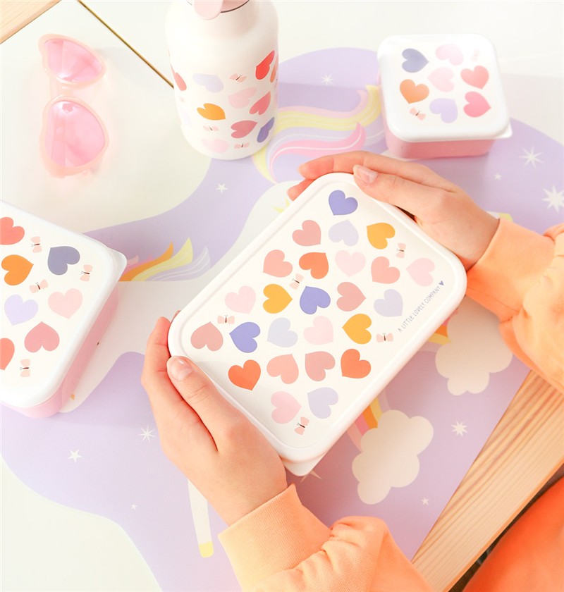 Caja almuerzo Acero Corazón - A Little Lovely Company - Imagen 6