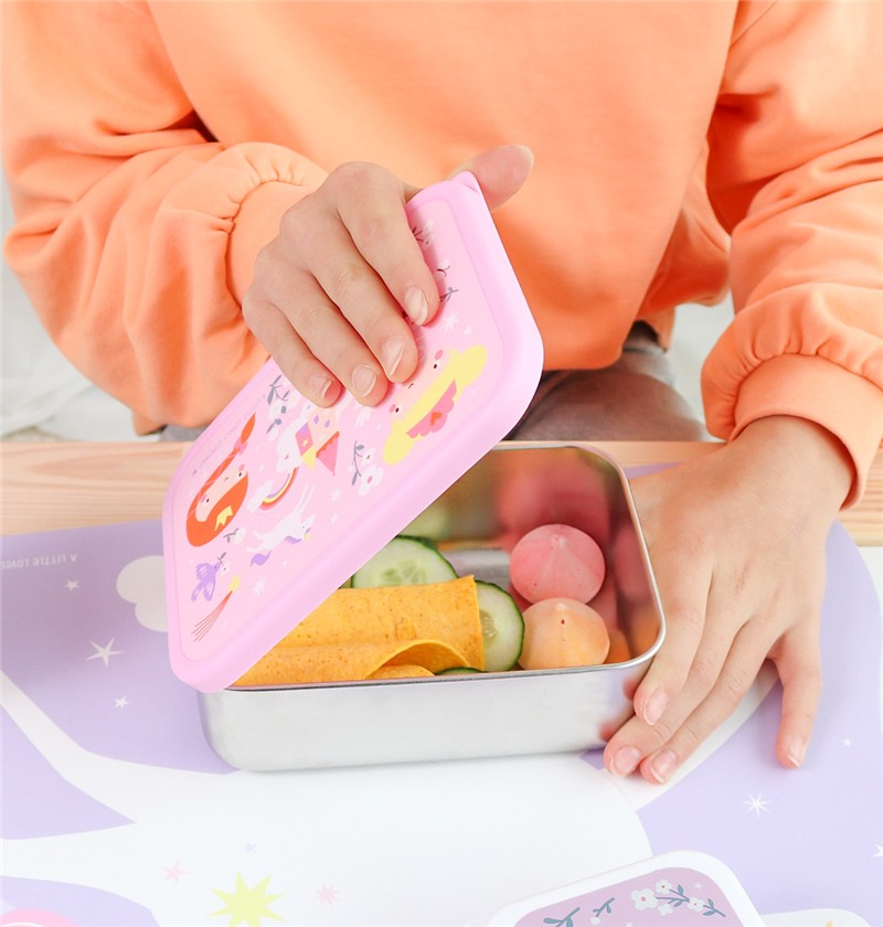 Caja almuerzo Acero Princesas - A Little Lovely Company - Imagen 6