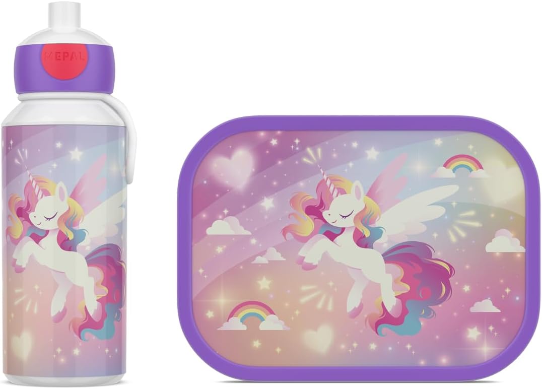 Pack almuerzo Unicornio Glow- Mepal