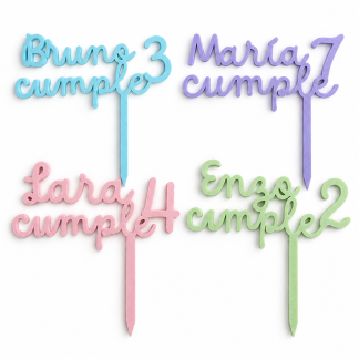 Cake Topper personalizado - UBE