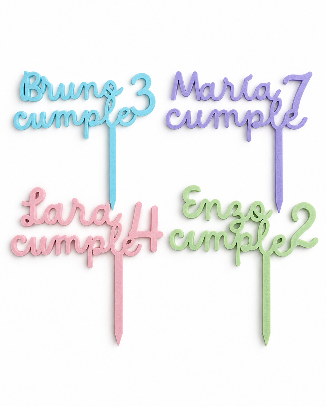 Cake Topper personalizado - UBE