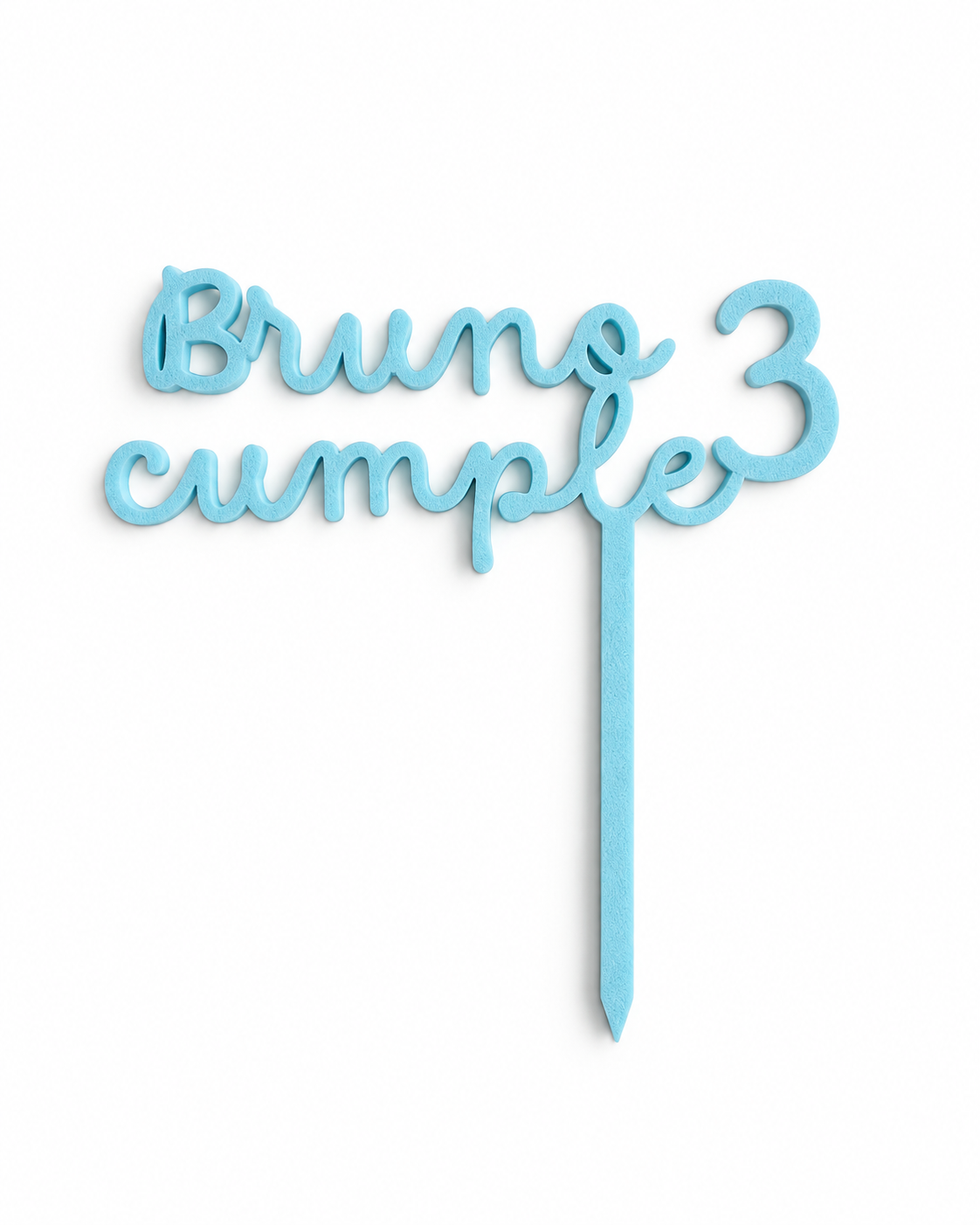Cake Topper personalizado - UBE - Imagen 3