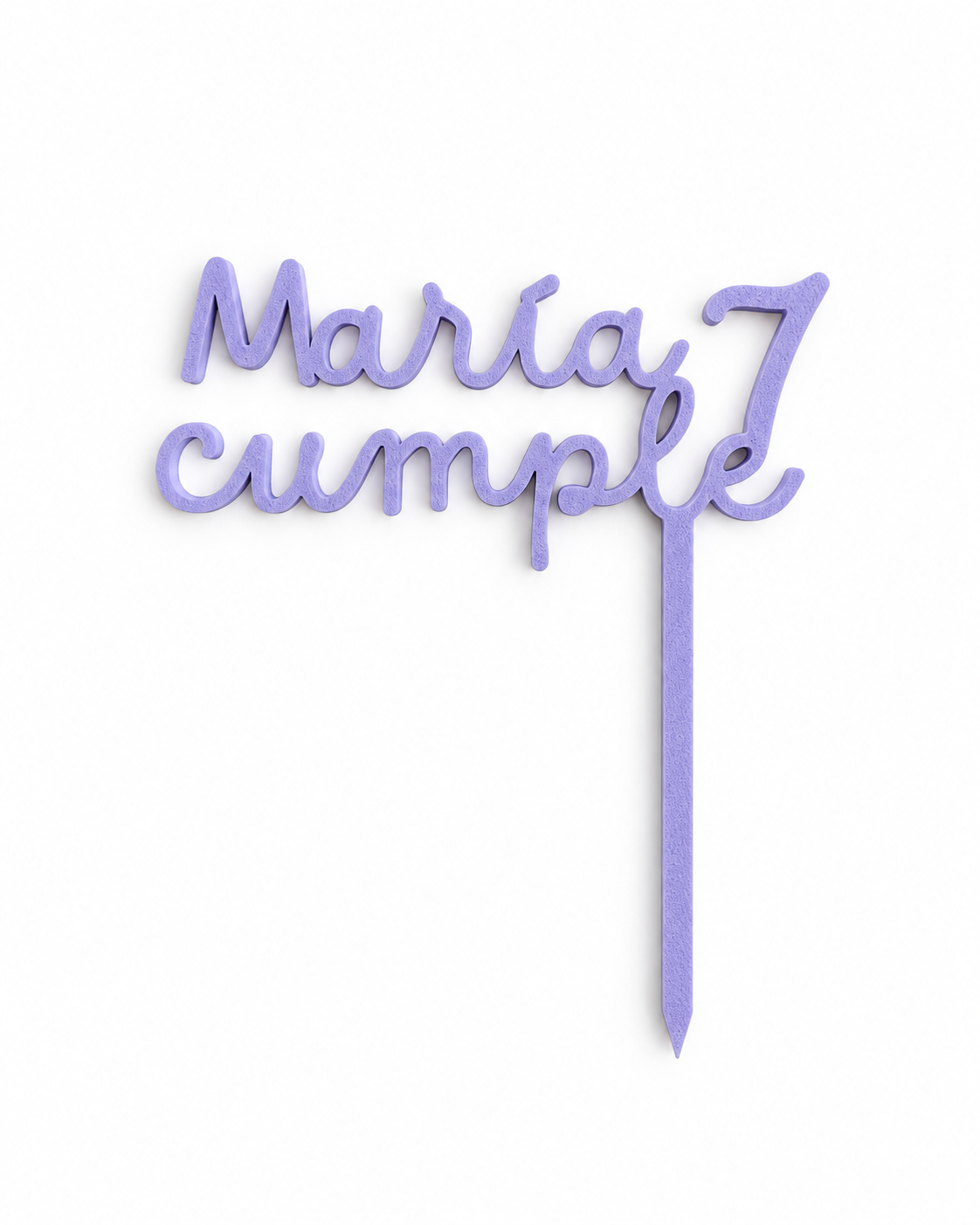 Cake Topper personalizado - UBE - Imagen 4