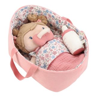 Bebé muñeca Rosa Canastilla - Little Dutch