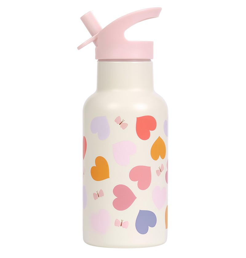 Botella Acero 350ML Corazón - A Little Lovely Company - Imagen 2