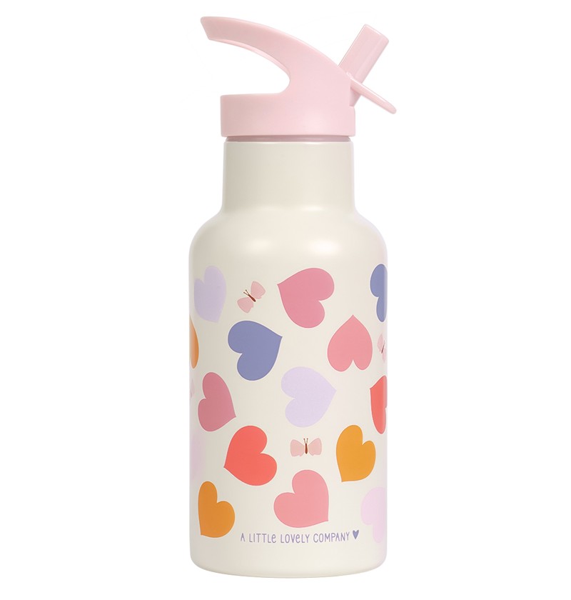Botella Acero 350ML Corazón - A Little Lovely Company - Imagen 3