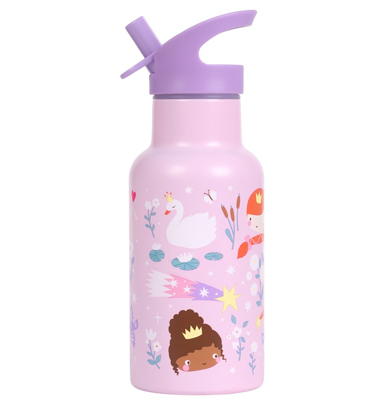 Botella Acero 350ML Princesas - A Little Lovely Company - Imagen 2