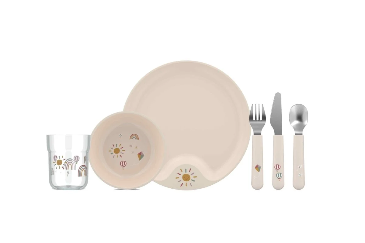 Vajilla Infantil Mio 6PCS Arcoíris - Mepal