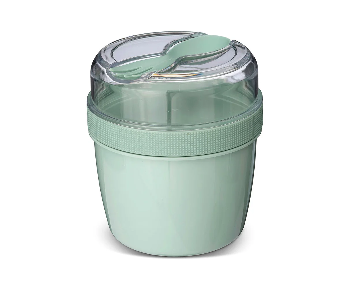 Fiambrera Snack N’ice Cup con disco refrigerante Verde - Carl Oscar