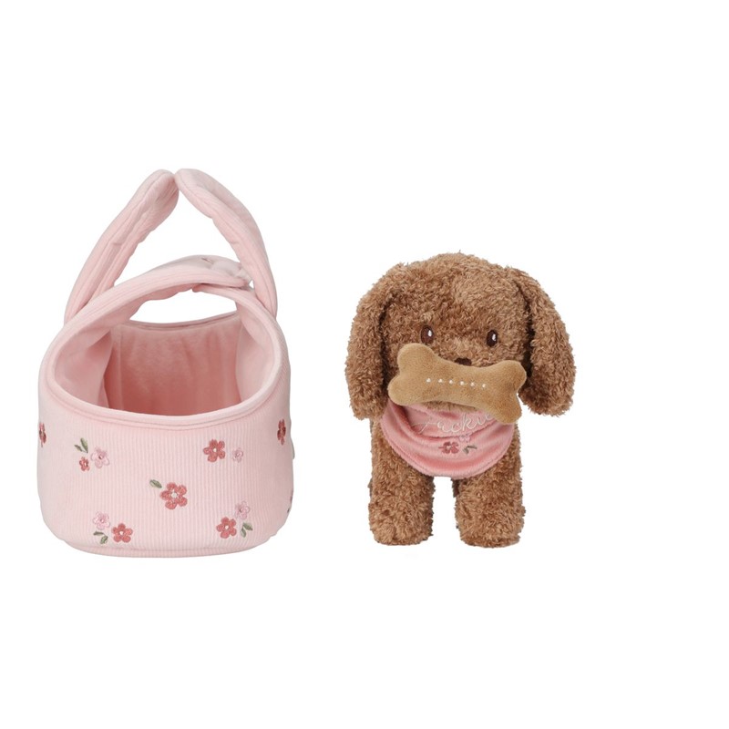 Perrito peluche Jackie con bolsa - Little Dutch - Imagen 3