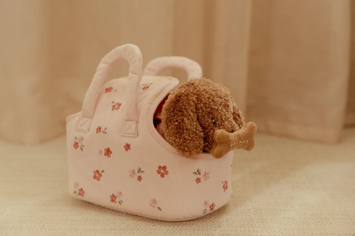 Perrito peluche Jackie con bolsa - Little Dutch - Imagen 9