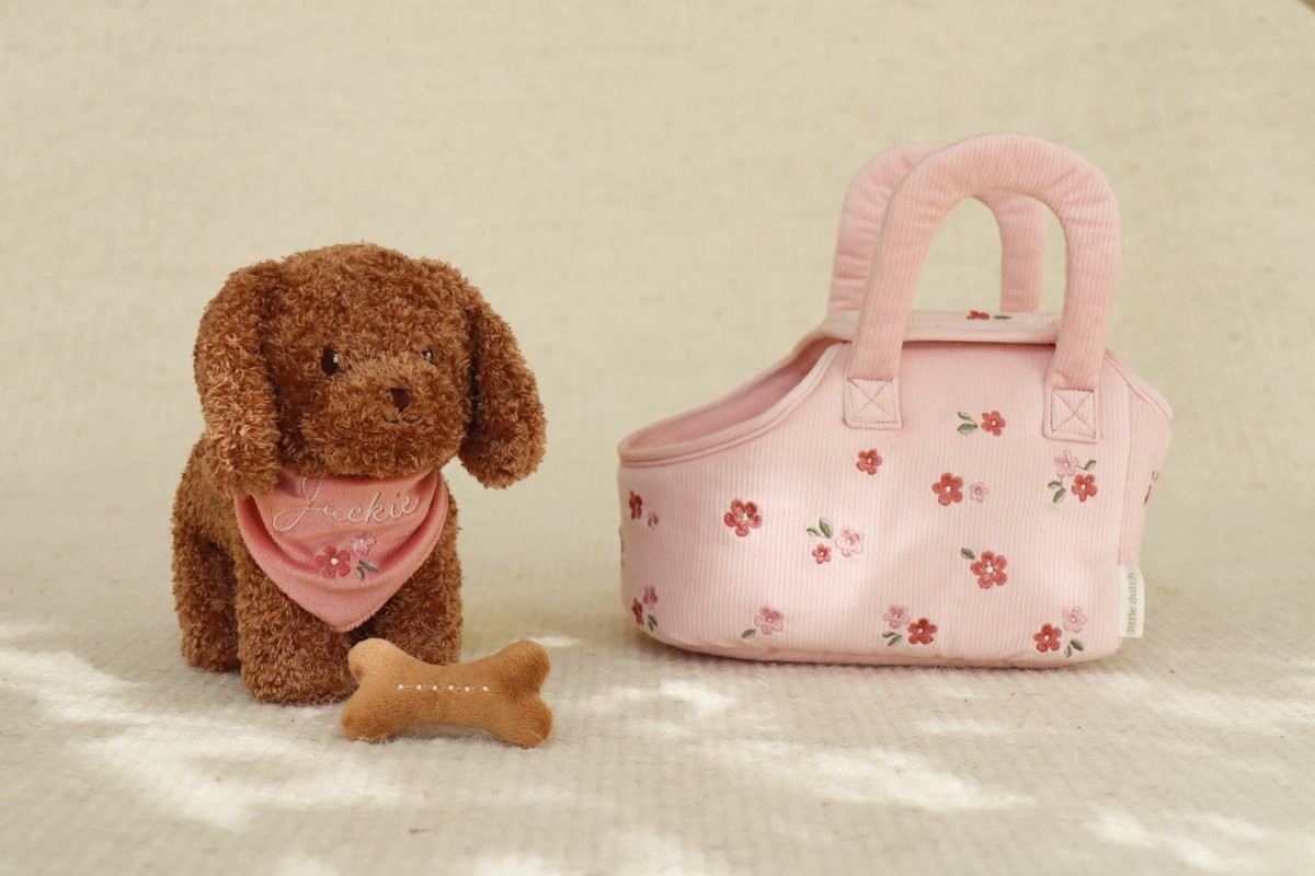 Perrito peluche Jackie con bolsa - Little Dutch - Imagen 10