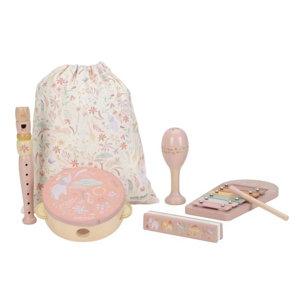 Set musical Rosa Safari Friends - Little Dutch - Imagen 4