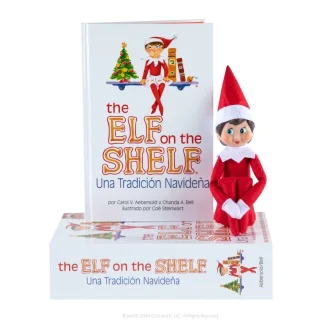 Elfo Niña libro + muñeco articulado - The Elf on the Shelf